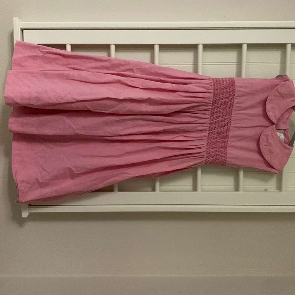 Vintage pink Strasburg girls dress 7 years